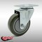 Service Caster 4 Inch SS Gray Polyurethane Wheel Swivel Top Plate Caster SCC-SS20S414-PPUB - alternate 4